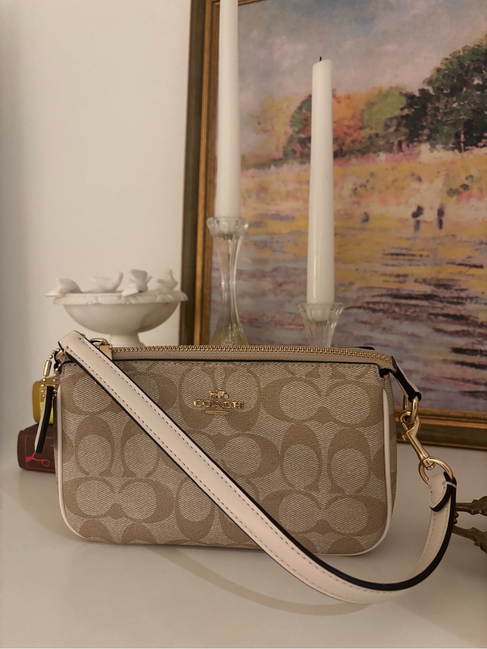 Coach Nolita 19 Signature Canvas Shoulder Bag | New | Never Worn